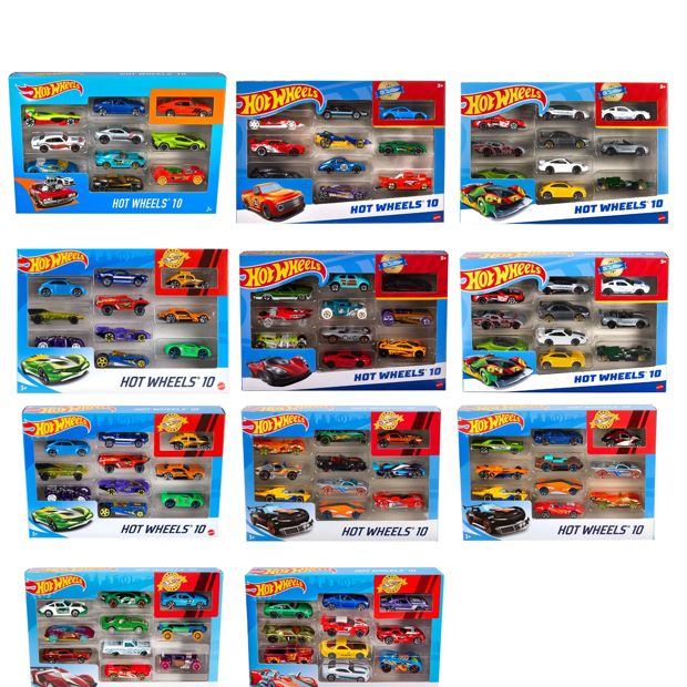 Hot Wheels 10 Pack Basic Cars - Assorted*