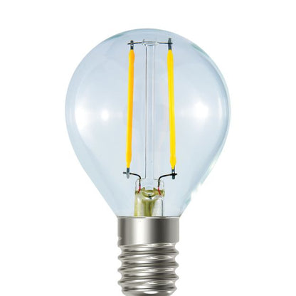 Mirabella Round LED 2W E14 Small Edison Screw Light Bulb