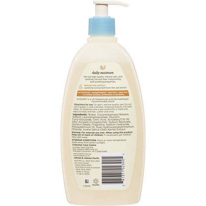 Aveeno Baby Daily Moisture Light Scent Sensitive Wash & Shampoo 532ml