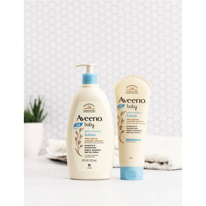 Aveeno Baby Daily Moisture Fragrance Free Sensitive Baby Lotion 532ml