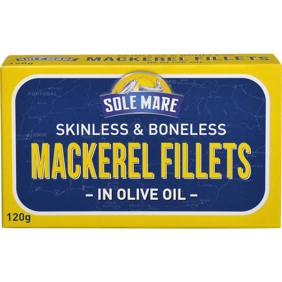 Sole Mare Mackerel Fillets In Olive Oil 120g
