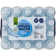 Woolworths Spring Water Minis 20x250ml