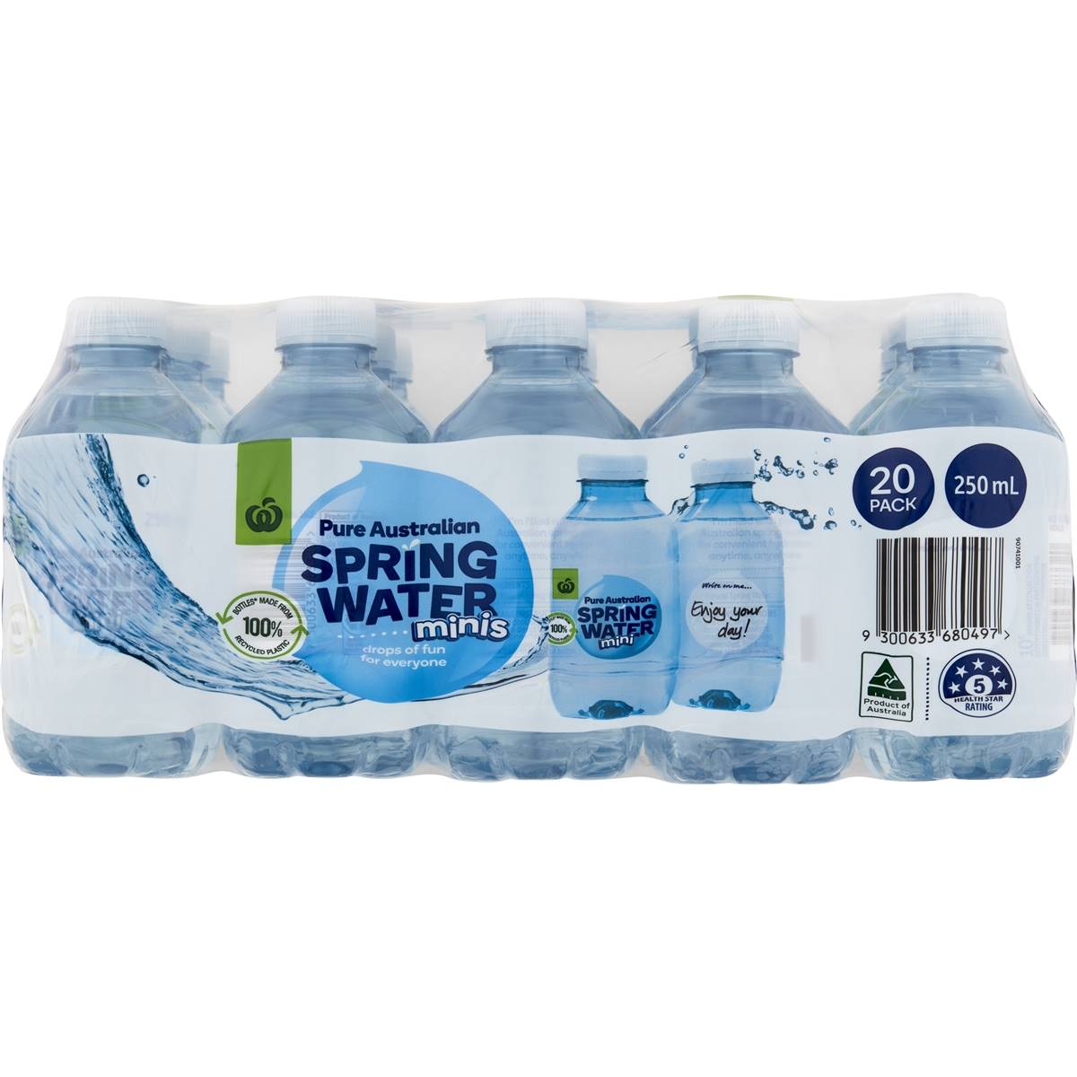Woolworths Spring Water Minis 20x250ml
