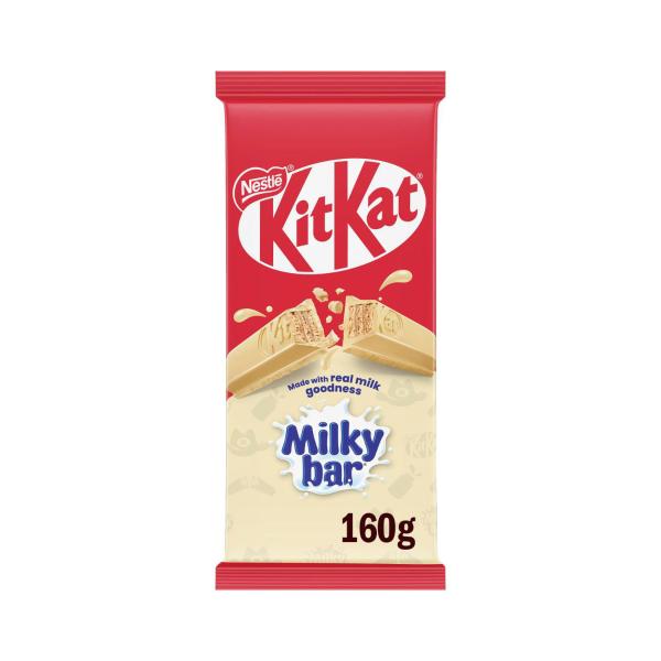 KITKAT MILKYBAR WHITE CHOC BLOCK 160G