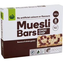 Woolworths Muesli Bar Choc Chip 8 pack