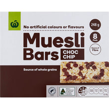 Woolworths Muesli Bar Choc Chip 8 pack