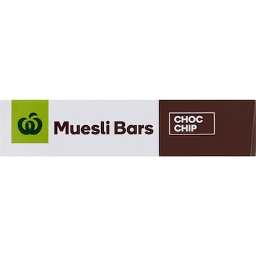 Woolworths Muesli Bar Choc Chip 8 pack