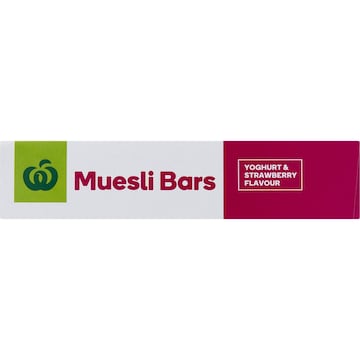 Woolworths Muesli Bars Yoghurt & Strawberry 8 pack