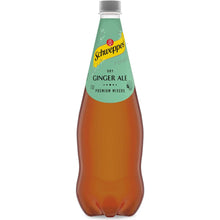 Schweppes Dry Ginger Ale Soft Drink Classic Mixers Bottle 1.1l