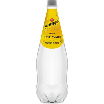 Schweppes Indian Tonic Water Classic Mixers Bottle 1.1l