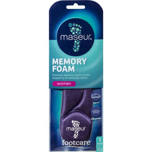 Footcare Memory Foam Insoles Womens 1 pair