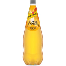 Schweppes Orange Mango Natural Mineral Water Bottle 1.1l