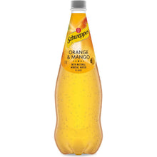 Schweppes Orange Mango Natural Mineral Water Bottle 1.1l