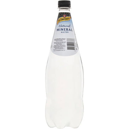 Schweppes Natural Mineral Water Bottle Natural 1.1l