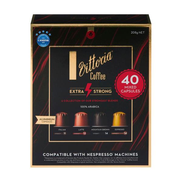 VITTORIA NESPRESSO COMPATIBLE CAPSULES VARIETY PACK 40PACK