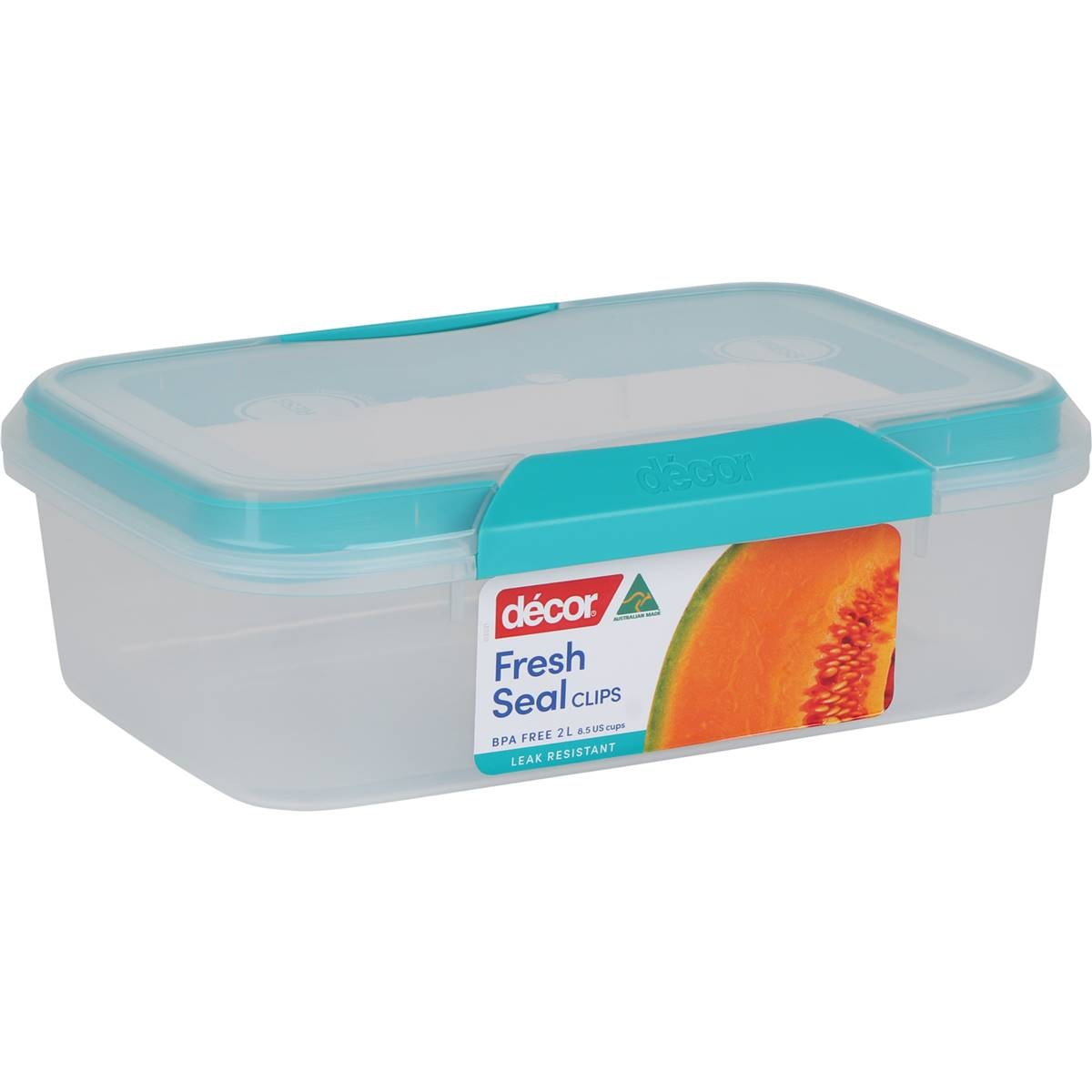 Decor Fresh Seal Clips Container Oblong 2L