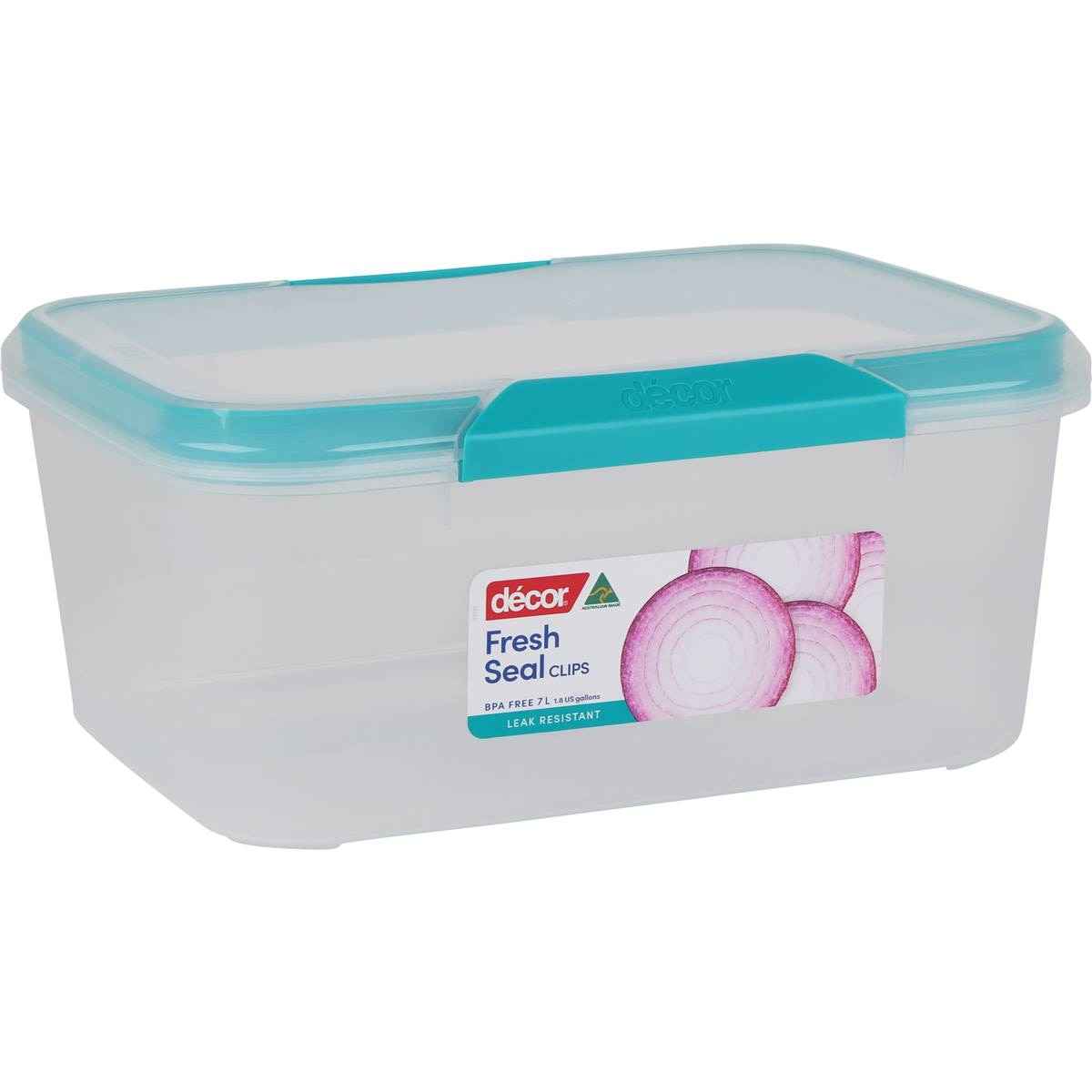 Decor Fresh Seal Clips Container Oblong 7L