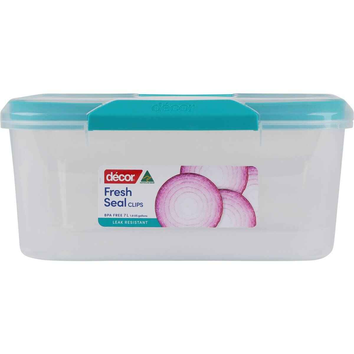 Decor Fresh Seal Clips Container Oblong 7L