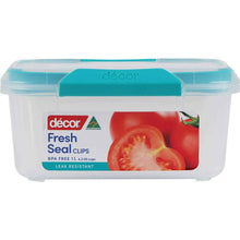 Decor Fresh Seal Clips Container Oblong 1L
