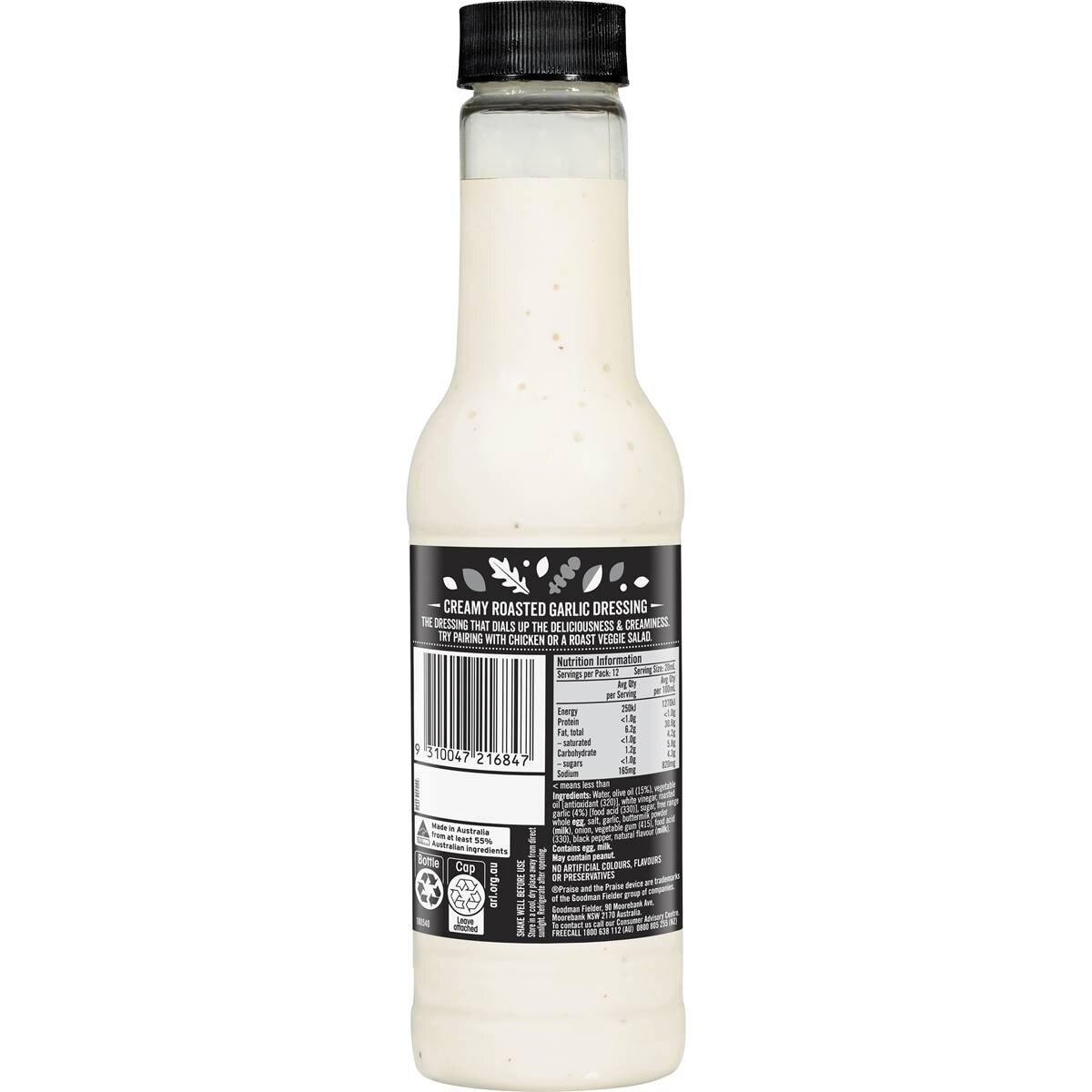 Praise Deli Style Creamy Roast Garlic 250ml