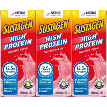 Sustagen High Protein Nutrition Top-Up Strawberry Ready To Drink 250mL x 3 pack