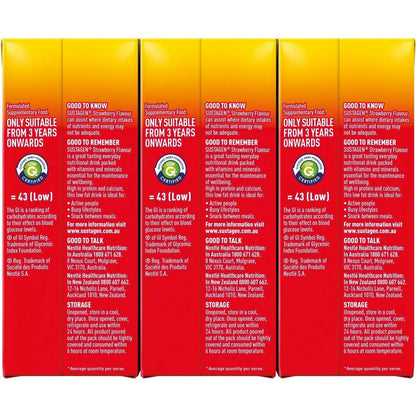 Sustagen High Protein Nutrition Top-Up Strawberry Ready To Drink 250mL x 3 pack