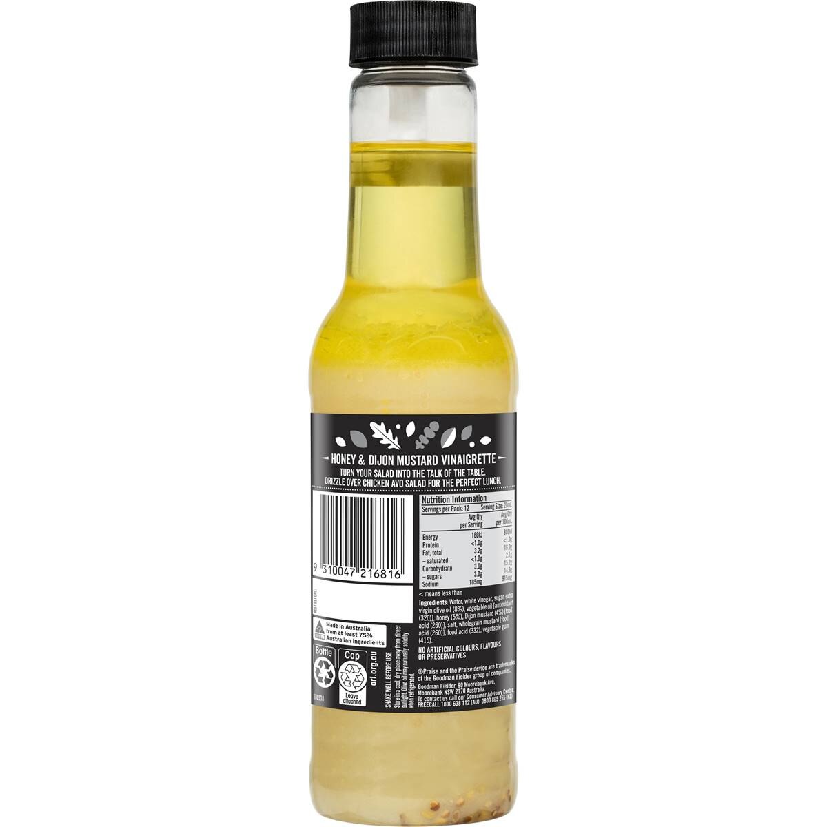 Praise Deli Style Honey Dijon 250ml