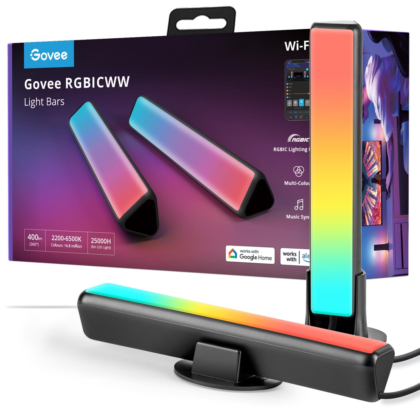 Govee Flow Plus Light Bar Pair RGBIC