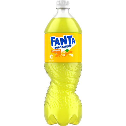 Fanta Pineapple Zero Sugar 1.25L