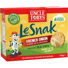 Uncle Tobys Le Snak French Onion 6 Pack