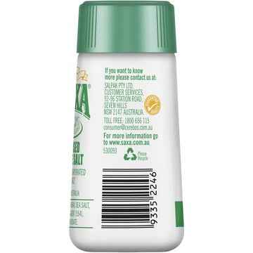 Saxa Picnic Pack Iodised Table Salt 125g