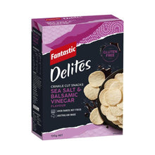 FANTASTIC DELITES RICE SNACKS:SEA SALT & BALSAMIC VINEGAR:.:100 GRAM