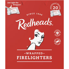 Redheads Classic Wrapped Firelighters 20 Pack