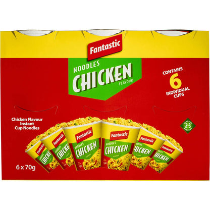 Fantastic Cup Noodles Chicken 6 Pack