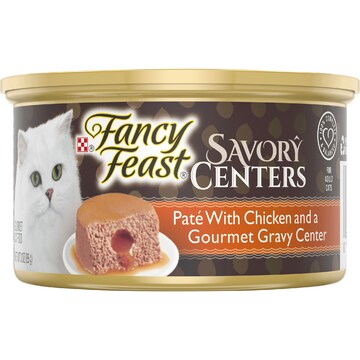 Fancy Feast Adult Savory Centers Patè Chicken Gravy Wet Cat Food 85g