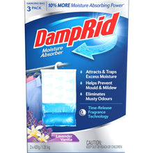 DampRid Hanging Moister Absorber Lavender Vanilla 437g x 3 pack