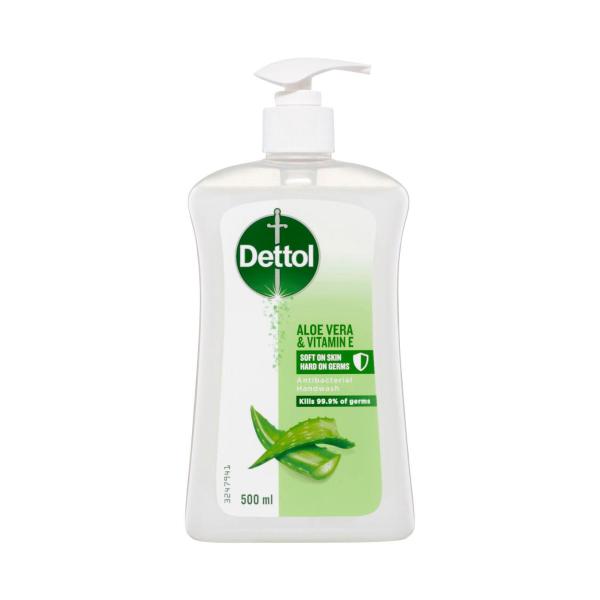 DETTOL ANTI-BACTERIAL LIQUID HAND WASH ALOE VERA 500ML