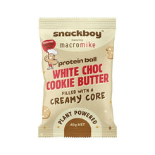 SNACKBOY MACRO MIKE PROTEIN BALL WHITE CHOC COOKIE BUTTER 40G