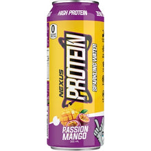 Nexus Super Protein Sparkling Water Passion Mango 355mL