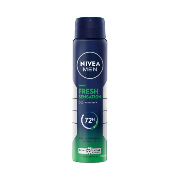 NIVEA MEN FRESH SENSATION ANTIPERSPIRANT AEROSOL DEODORANT 250ML