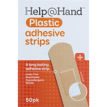 Help@Hand Plastic Strip Latex Free 50 pack