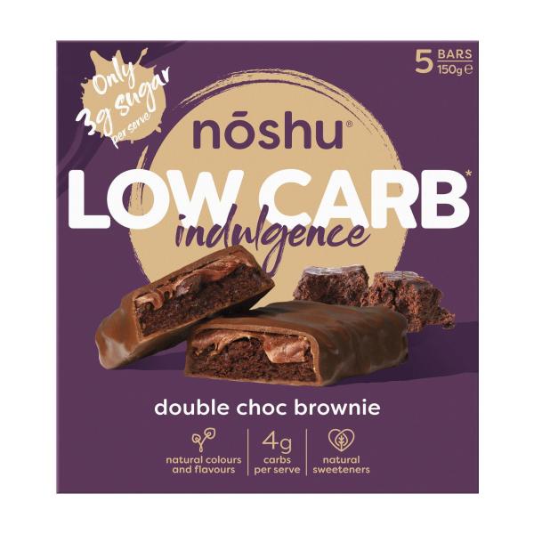 Low Carb Double Choc Brownie Indulgence Bars