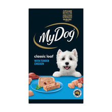 Adult Wet Dog Food Classic Loaf with Tender Chicken 6x100g Trays
