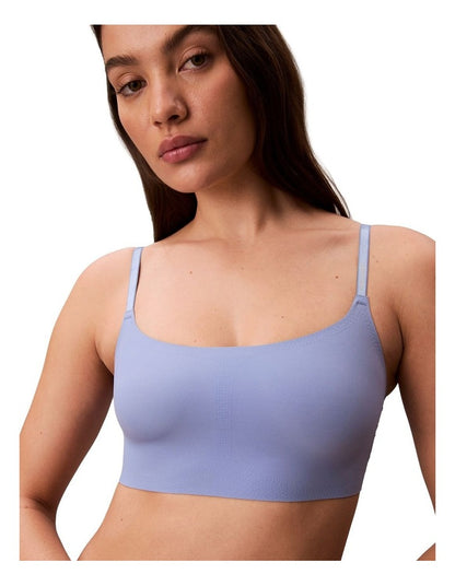 Invisibles Microfibre Stretch Lght Lined Bralette in Blue Tulip