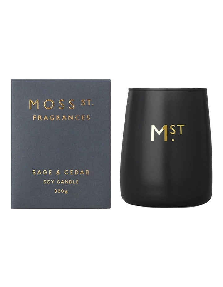 Sage & Cedar - Large Soy Candle 320g