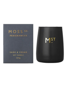Sage & Cedar - Large Soy Candle 320g