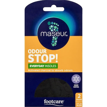 Maseur Footcare Odour Insoles Regular 2 pack