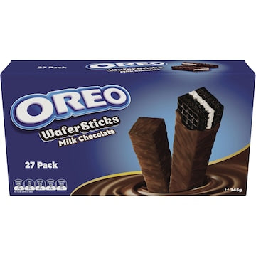 Oreo Milk Chocolate Wafer Sticks Biscuits Large 27 pack