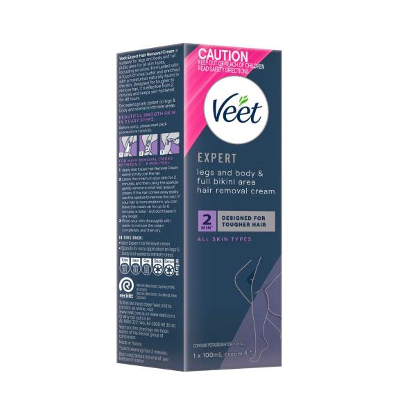 VEET EXPERT HAIR REMOVAL CREAM LEGS AND BODY 100ML