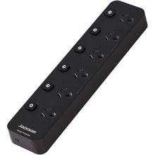 Jackson 6 Way Switched Surge Protected Powerboard